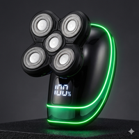 Barbeador Elétrico 4D Ultimate 5 em 1 – Kit Completo de Barbear e Limpeza Facial