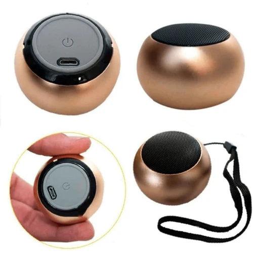 Mini Caixinha de Som Potente 3W Metal Caixa Bluetooth c/ Celular