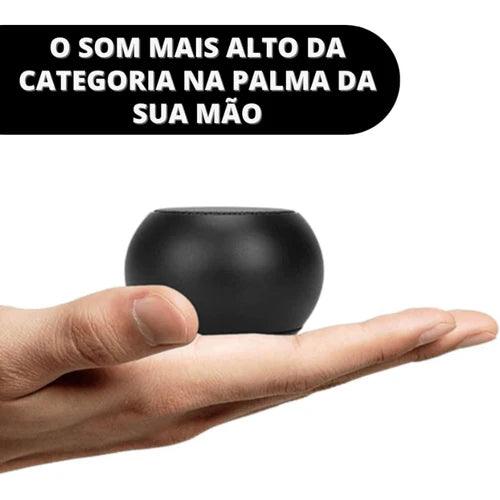 Mini Caixinha de Som Potente 3W Metal Caixa Bluetooth c/ Celular