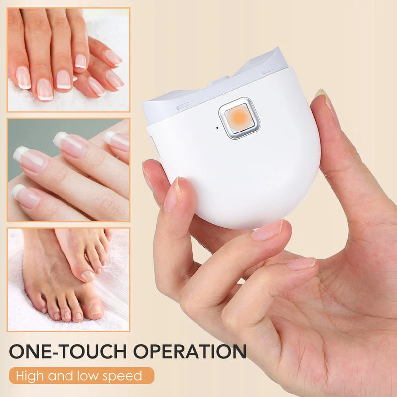 Cortador de Unhas Elétrico com luz LED